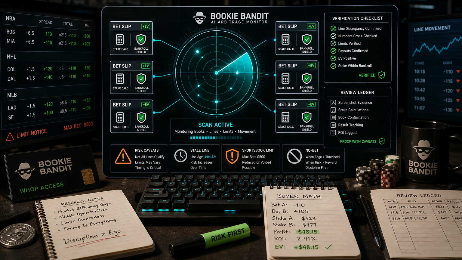 AI Betting Prompts and Research: How to Ask Better Questions Fit Matrix infographic