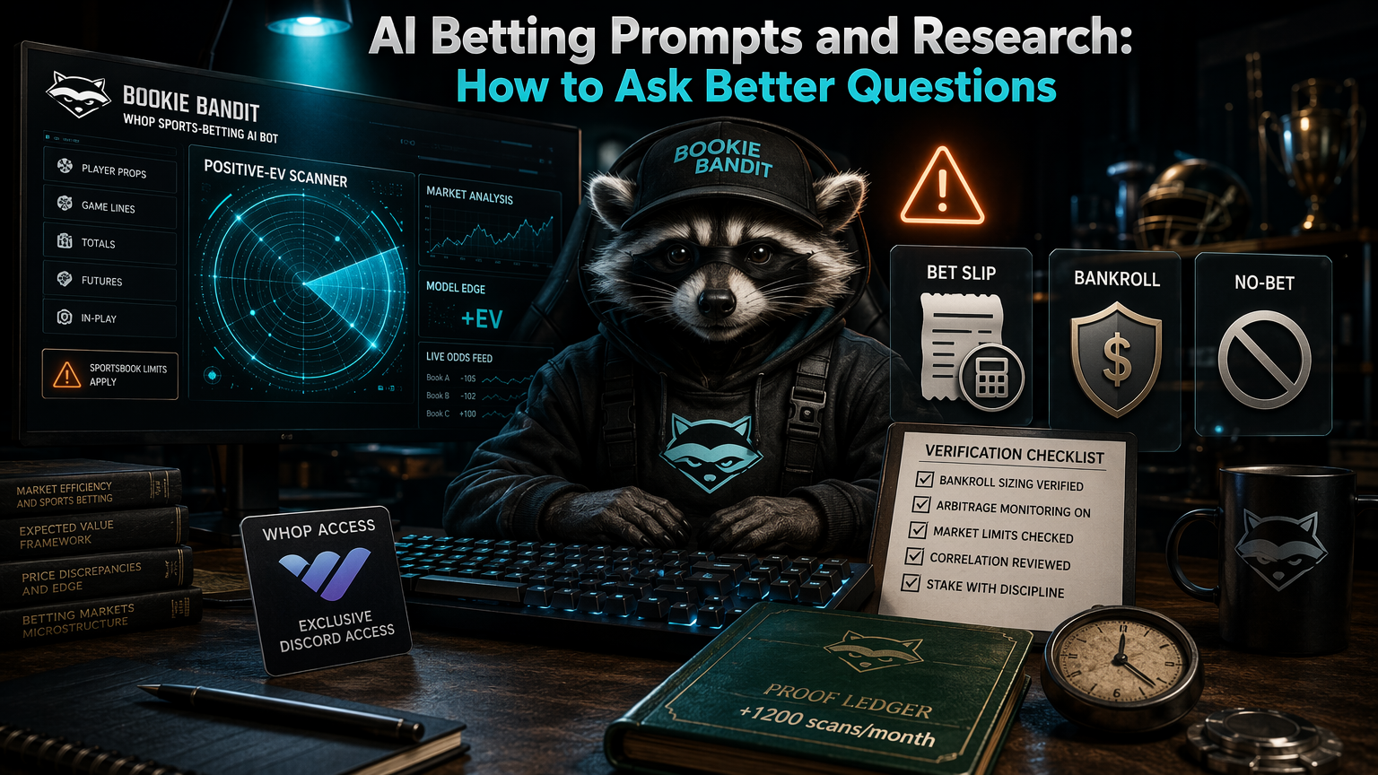 AI Betting Prompts and Research: How to Ask Better Questions Seven-Day Test Plan infographic