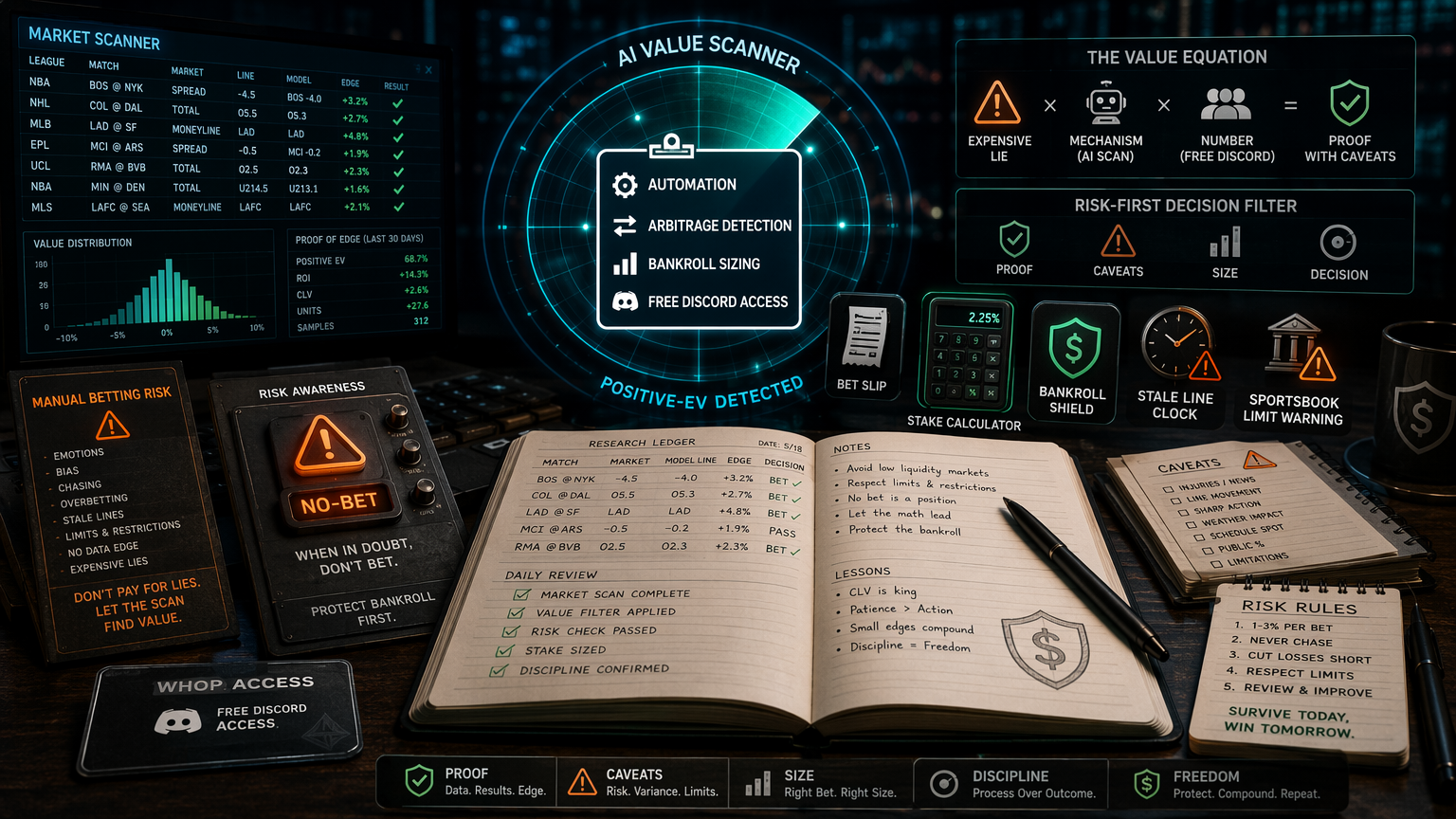 Bookie Bandit Free Discord Review: What to Check Before Pro The Expensive Lie infographic