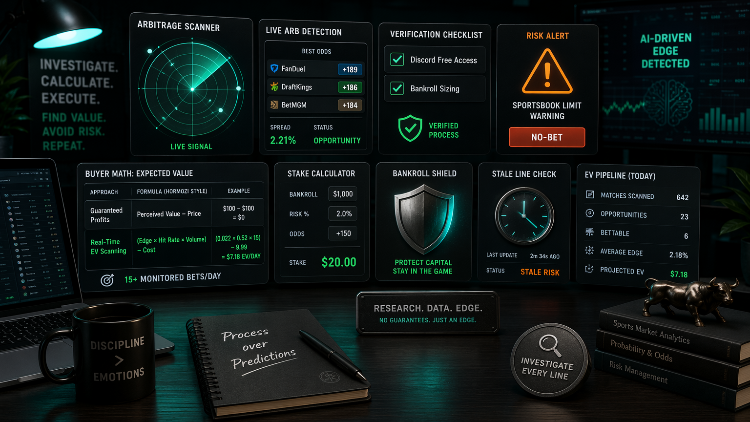 Bookie Bandit Free Discord Review: What to Check Before Pro Fit Matrix infographic