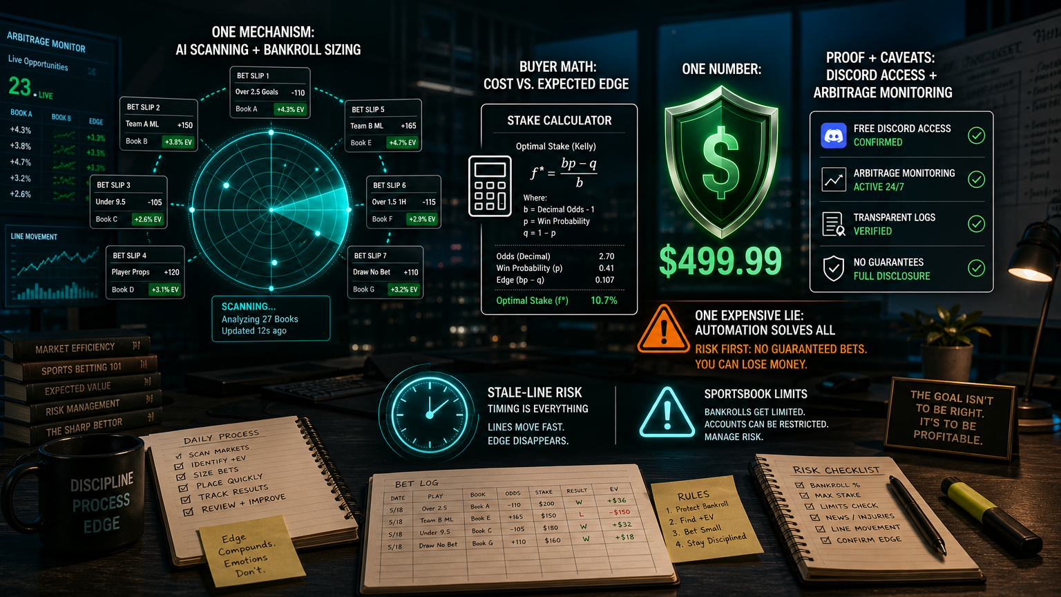 Bookie Bandit Pro Review: When a $499.99 Bot Makes Sense Where It Can Hurt You infographic