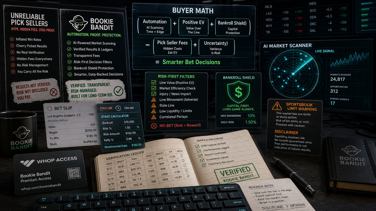 Bookie Bandit vs Pick Sellers: Software, Slips, and Accountability Final Verdict infographic