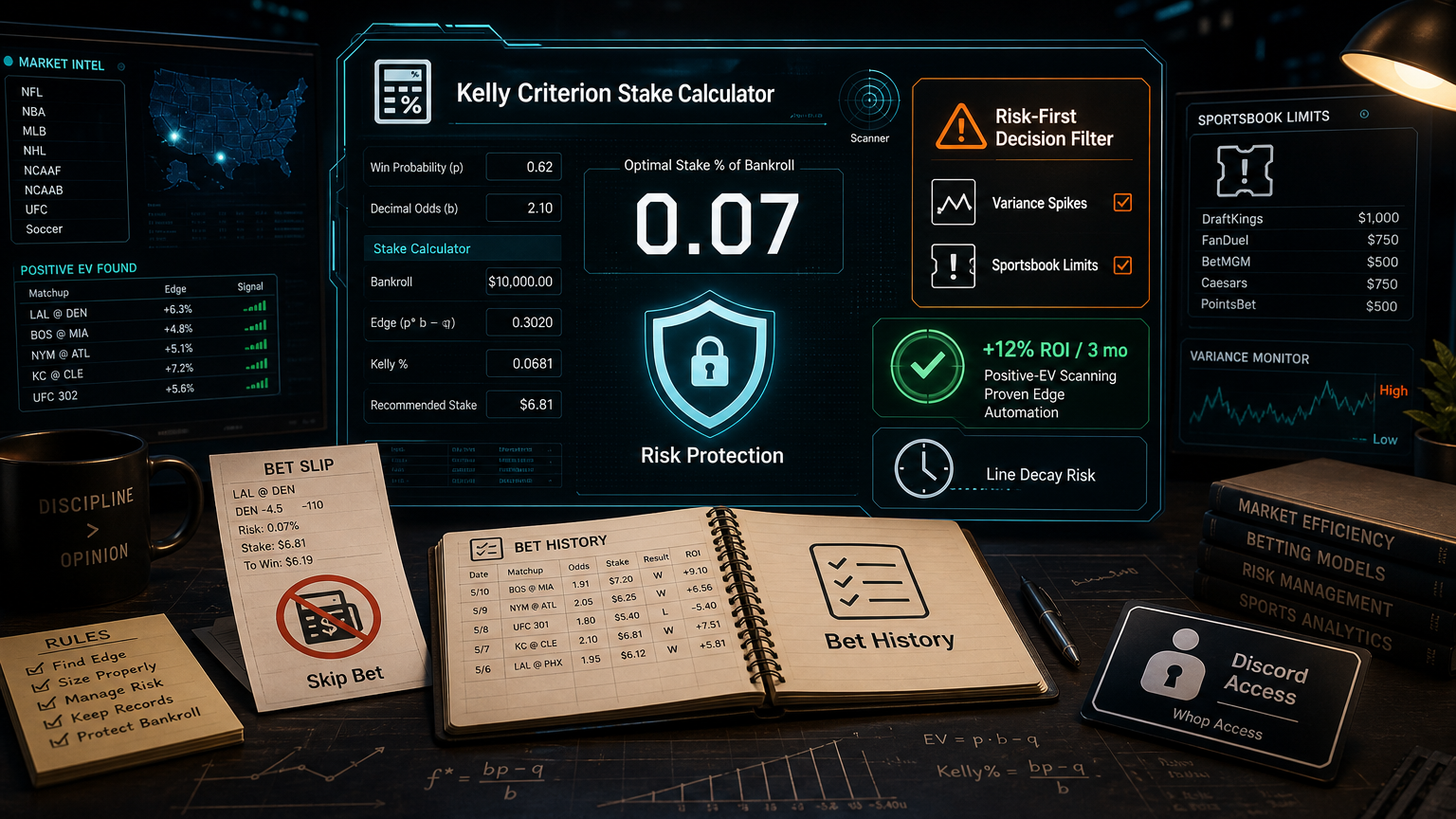 Kelly Criterion Bankroll Sizing: Useful Guardrail or False Comfort? The Mechanism That Matters infographic