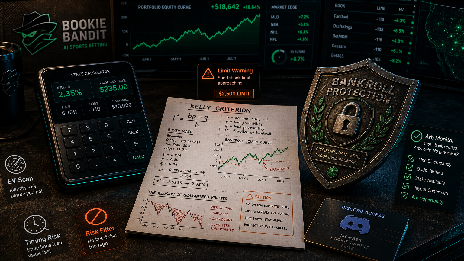 Kelly Criterion Bankroll Sizing: Useful Guardrail or False Comfort? Seven-Day Test Plan infographic