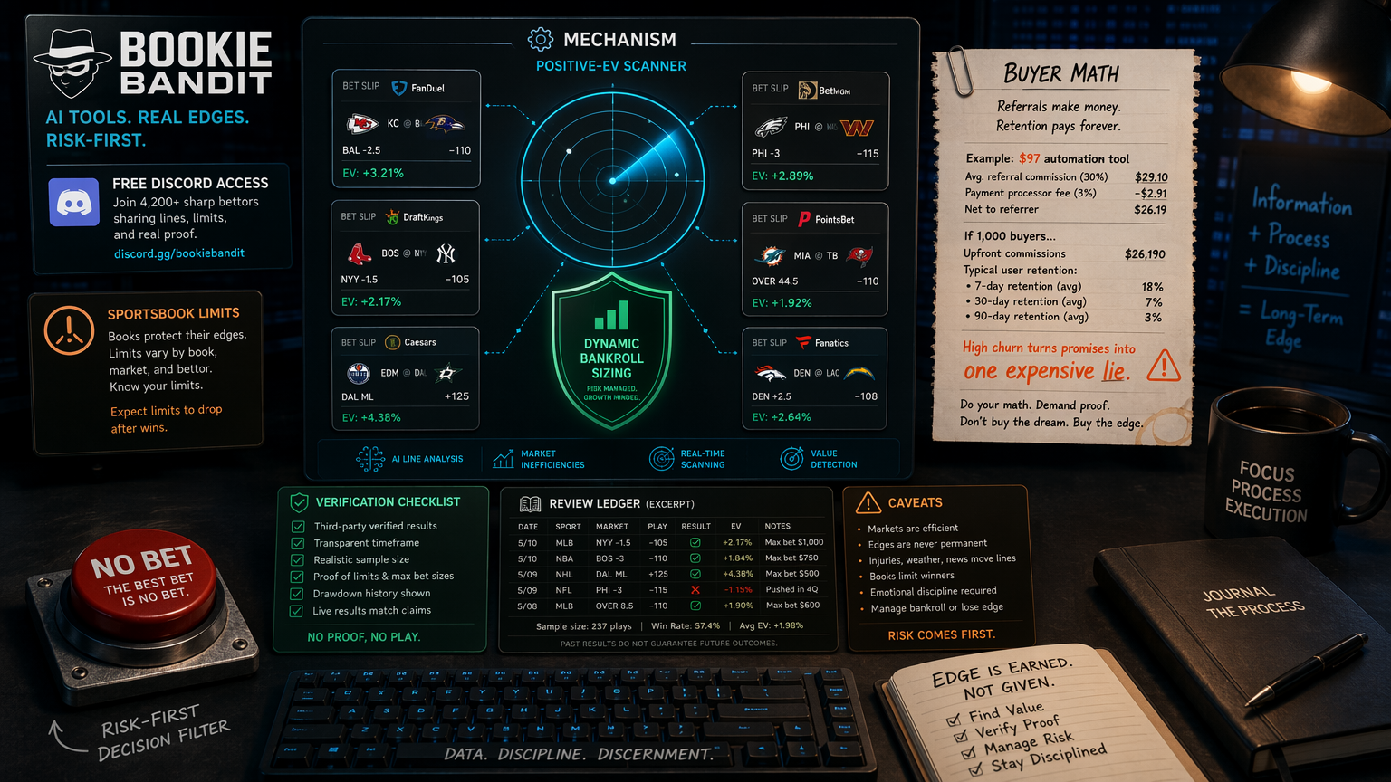 Sports Betting Affiliate Programs: Referral Math Without the Hype The Mechanism That Matters infographic
