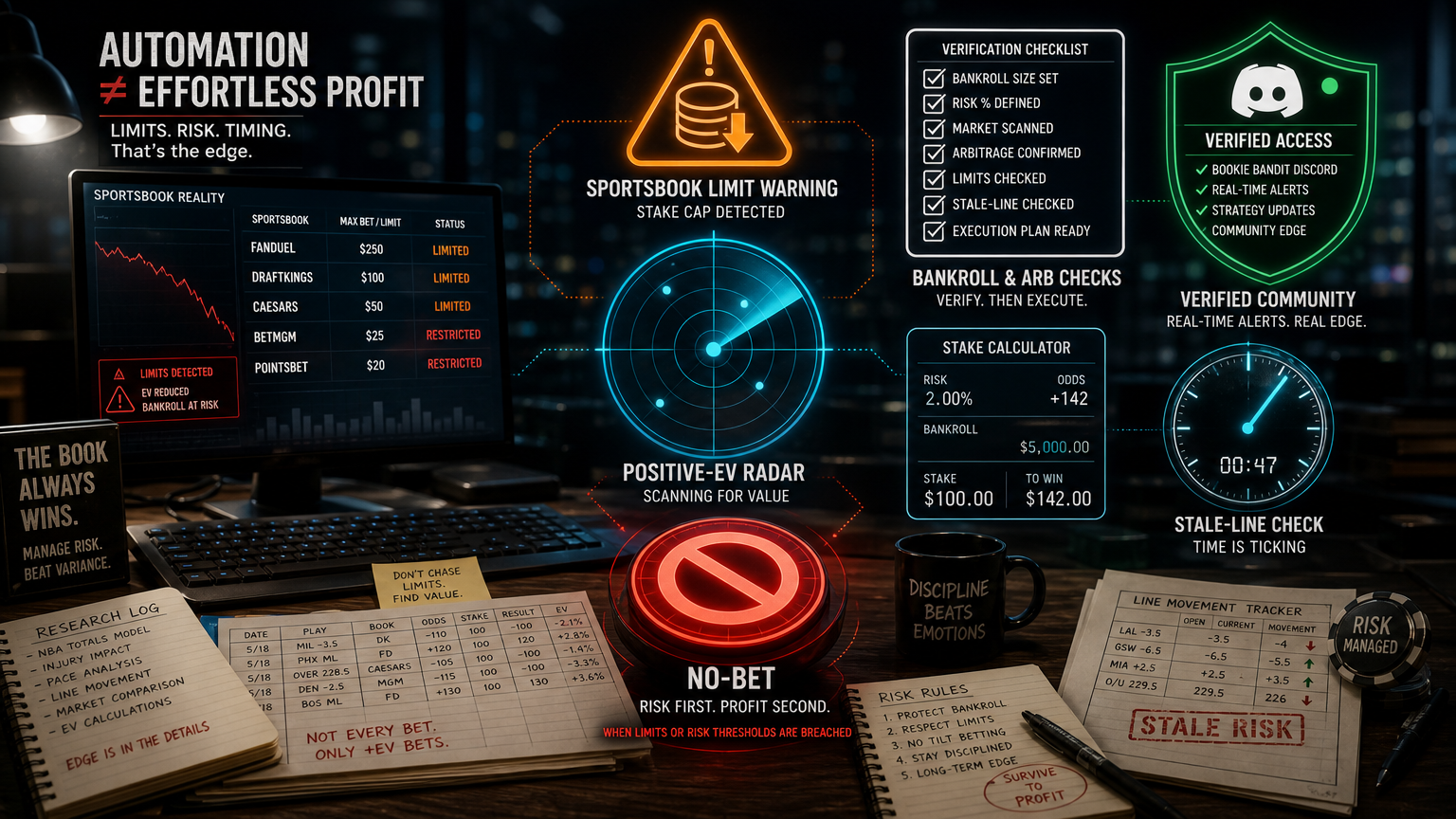 Sportsbook Limits and Automation Risk: The Problem Nobody Wants to Lead With The Mechanism That Matters infographic